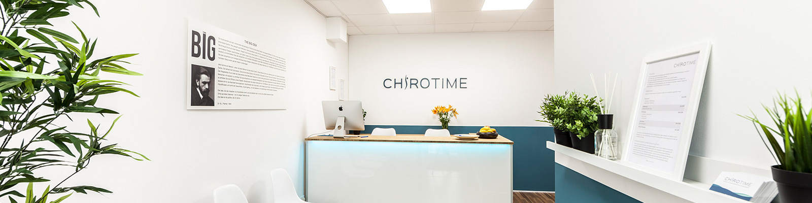 Chirotime Praxis Empfang